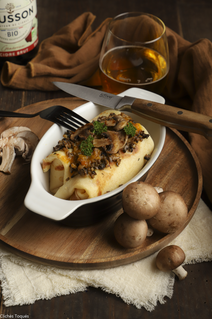 Clichés Toqués, Crêpes aux Champignons